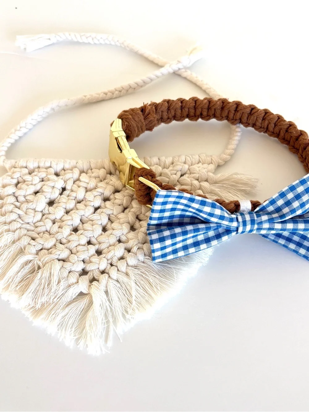 Dog Bandana Set - Collar, Bow and Bandana